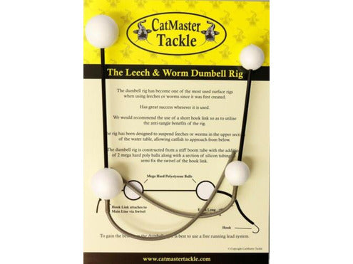 CatMaster Leech & Worm Dumbell Rig Pink