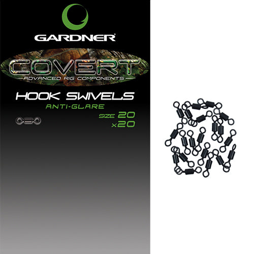 Gardner Covert Hook Swivels Size 20