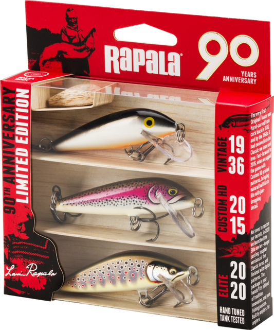 Rapala 90th Anniversary Limited Edition Lure Kit