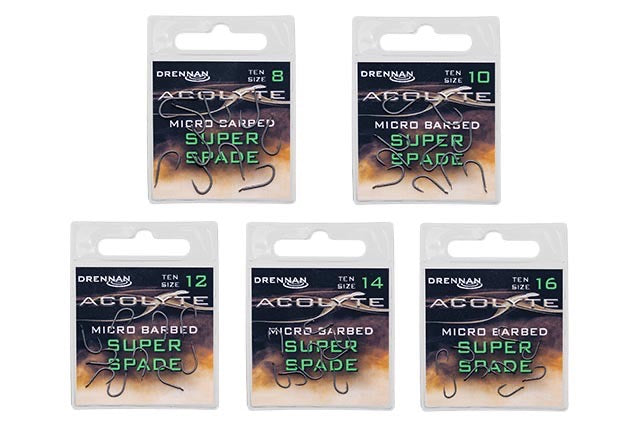 Drennan Acolyte Micro Barbed Super Spade Hooks