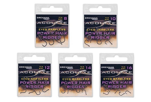 Drennan Acolyte Barbless Power Hair Rigger Hooks