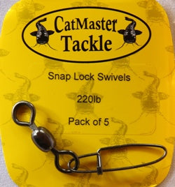 CatMaster Snap Lock Swivels 120lb
