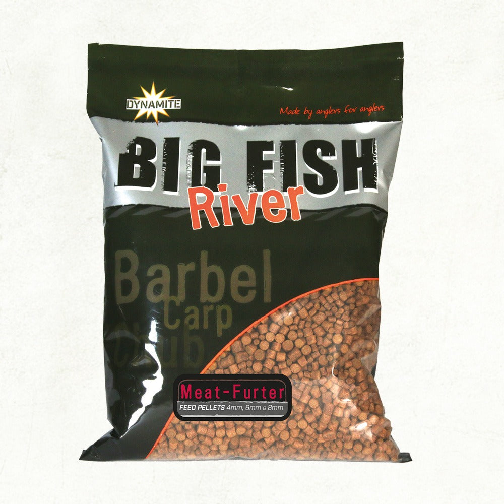 Dynamite Big Fish River Pellets - 4 6 8mm 1.8Kg