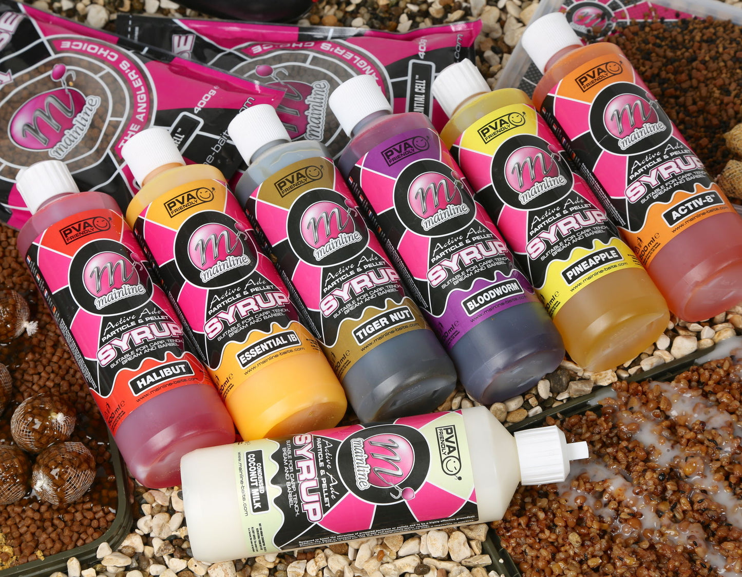 Mainline Active Ade Partical & Pellet Syrups 500ml