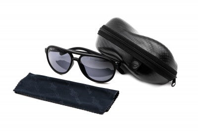 Korda Aviator Sunglasses Matt Black Frame/Grey Lens