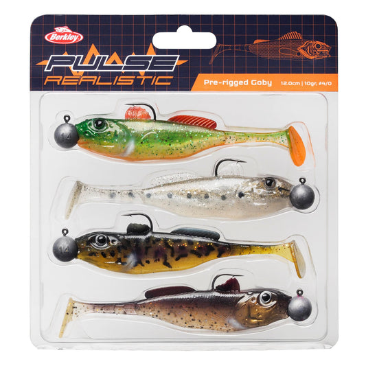Berkley Pulse Realistic Goby Pre-Rigged 4 pack