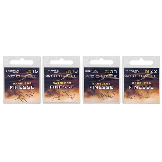 Drennan Acolyte Finesse Barbless Hooks