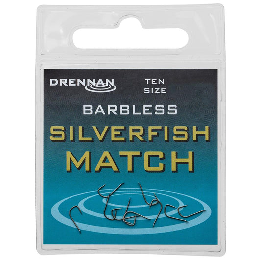 Drennan Silverfish Match Hooks Barbless