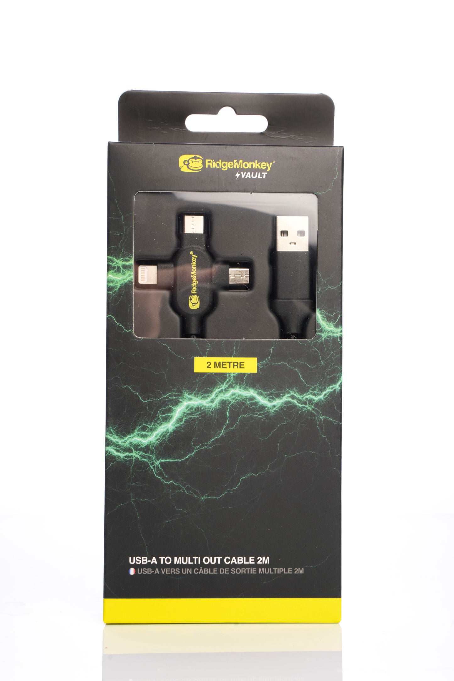 Ridge Monkey Vault USB-A to Multi Out Cables