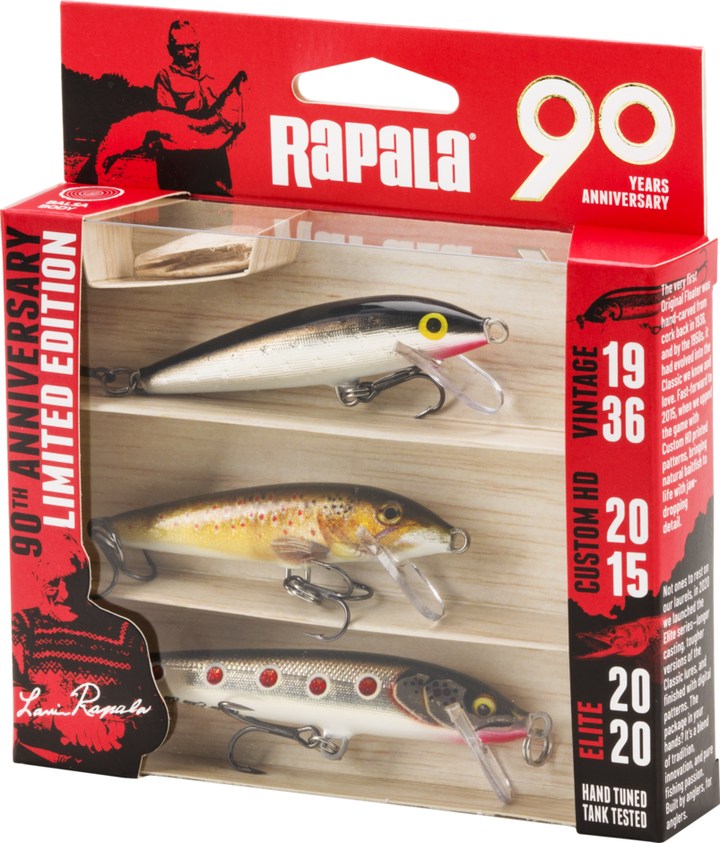 Rapala 90th Anniversary Limited Edition Lure Kit