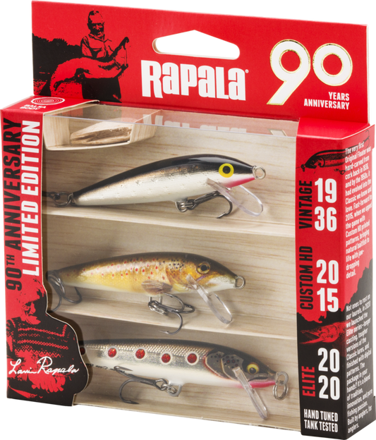 Rapala 90th Anniversary Limited Edition Lure Kit