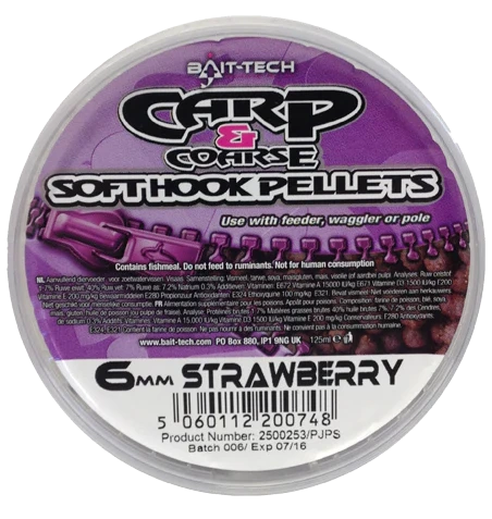 Bait-Tech 6mm Soft Hook Pellet 90g