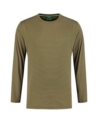 Korda Q-Dry Tee LS Military Olive - Small