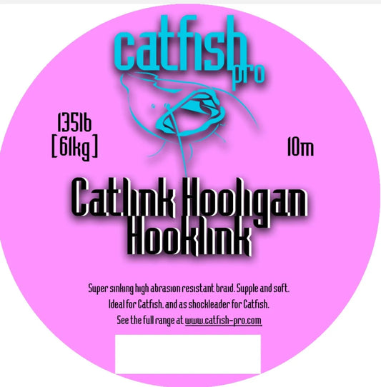 Catfish Pro Catlink Hooligan Hooklink 135lb 10m