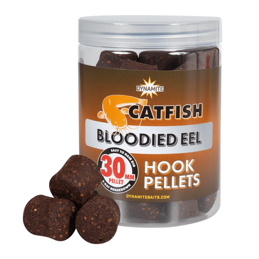 Dynamite Catfish Bloodied Eel Hook Pellets