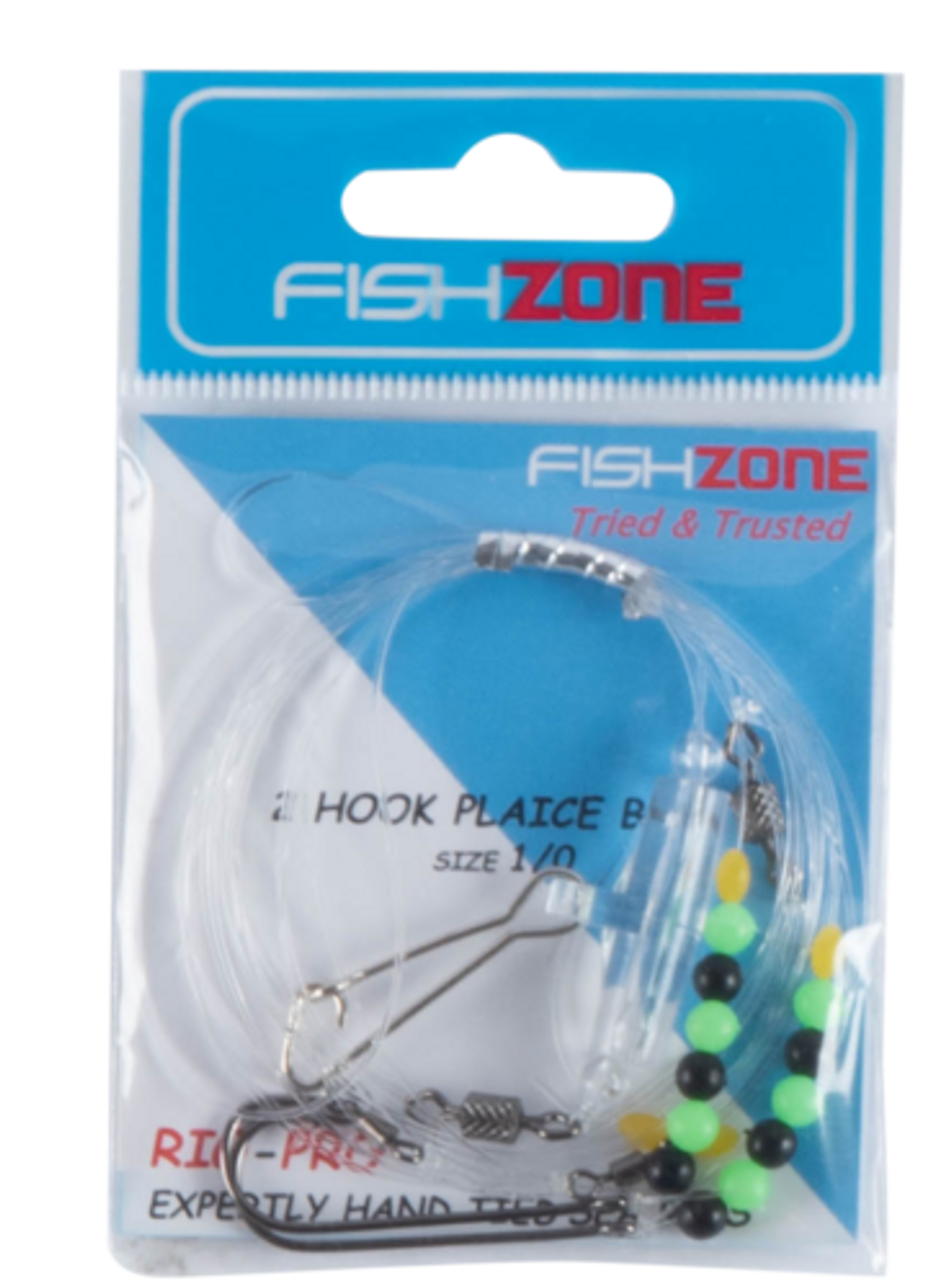 Fishzone 2 Hook Plaice Boat Rig 1/0 – Longs Bait and Tackle