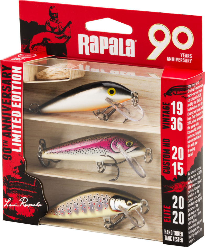 Rapala 90th Anniversary Limited Edition Lure Kit