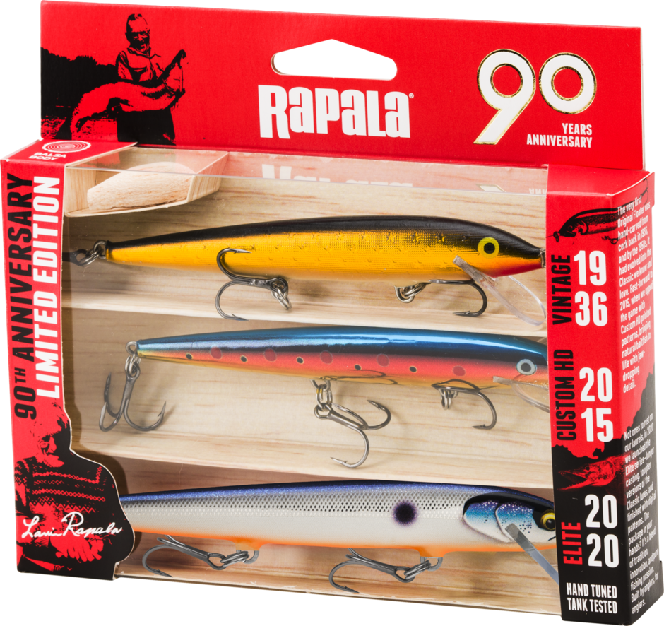 Rapala 90th Anniversary Limited Edition Lure Kit