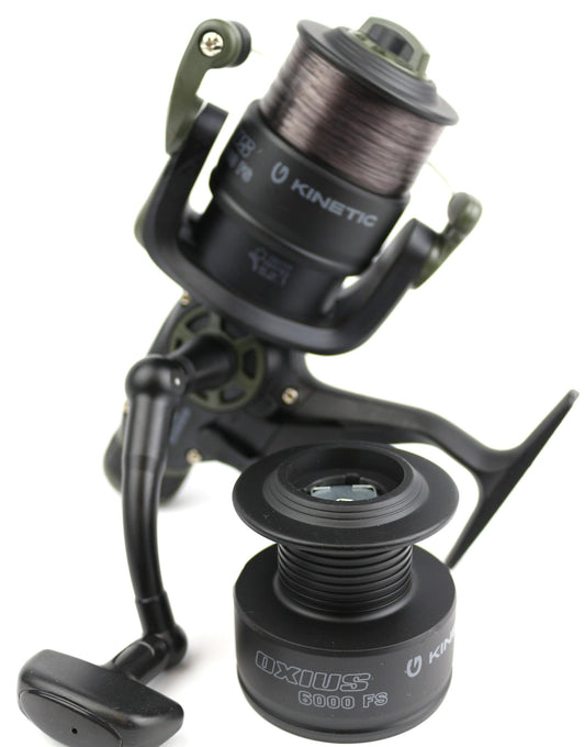 Kinetic OXIUS 6000 FS Reel Graphite with Spare Spool