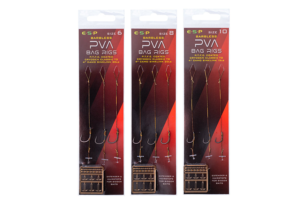 Pva Rigs ESP PVA Bag Rigs – Longs Bait and Tackle
