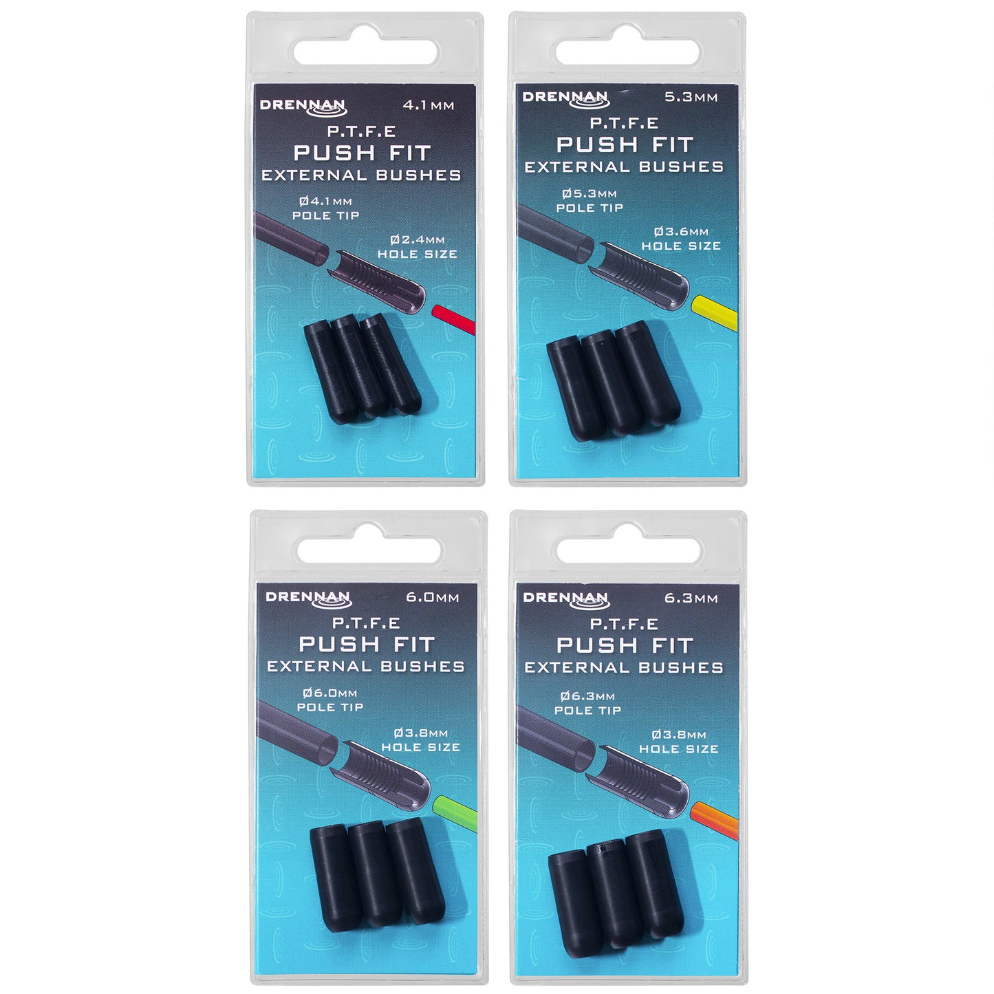 Drennan Push Fit External Bushes