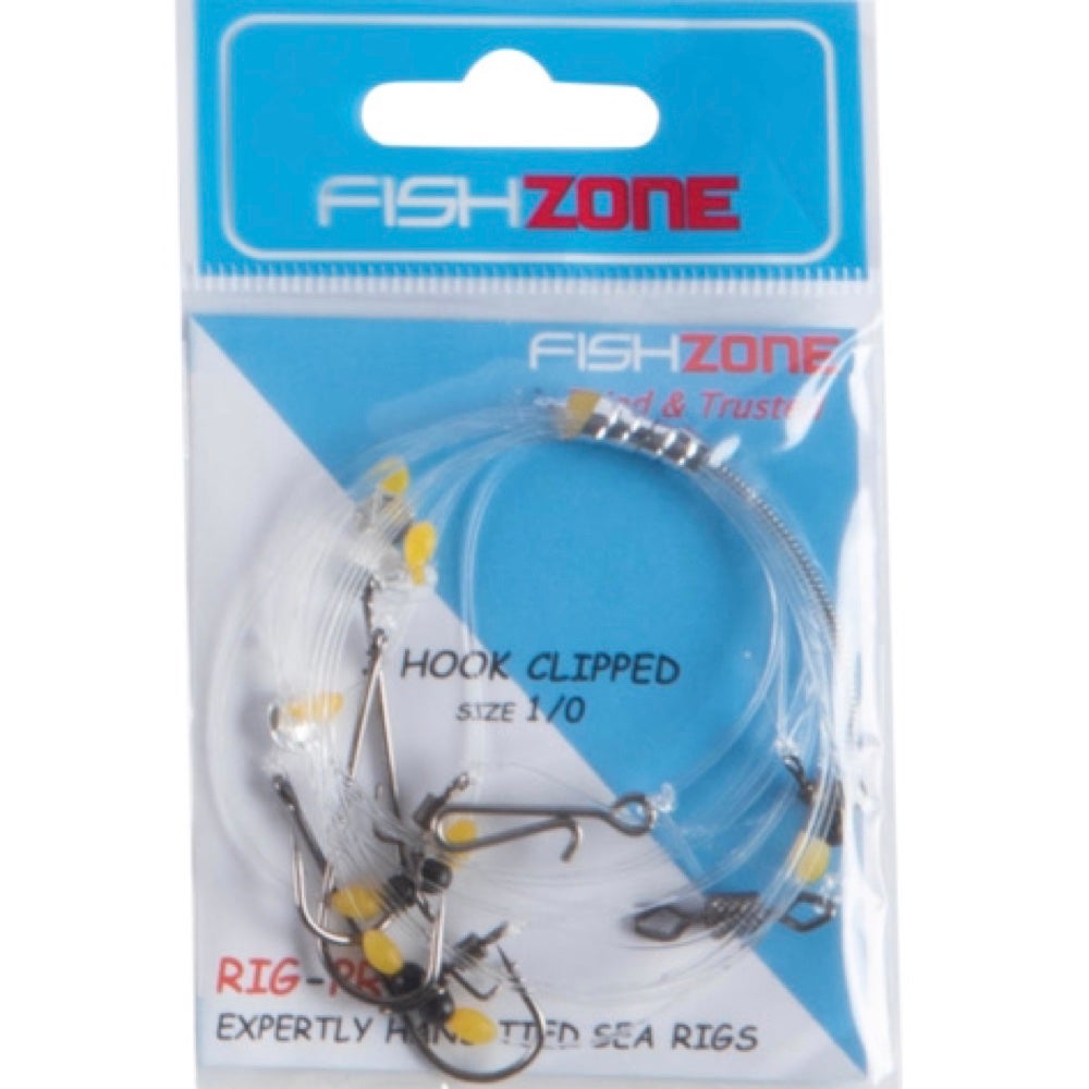 Fishzone 2 Hook Clipped Rig 1/0 – Longs Bait and Tackle