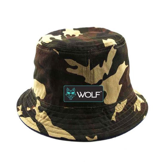 Wolf Bucket Cap Camo
